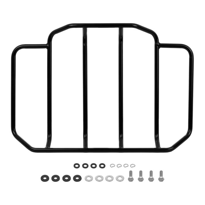black tour pack luggage rack for harley davidson