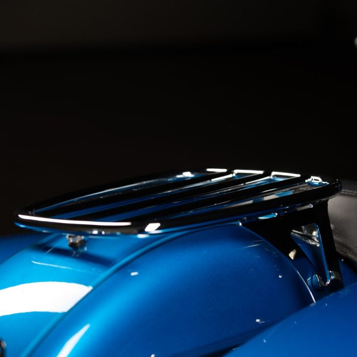 Chrome Solo Luggage Rack for Harley® Softail Heritage/Deluxe '18-'26