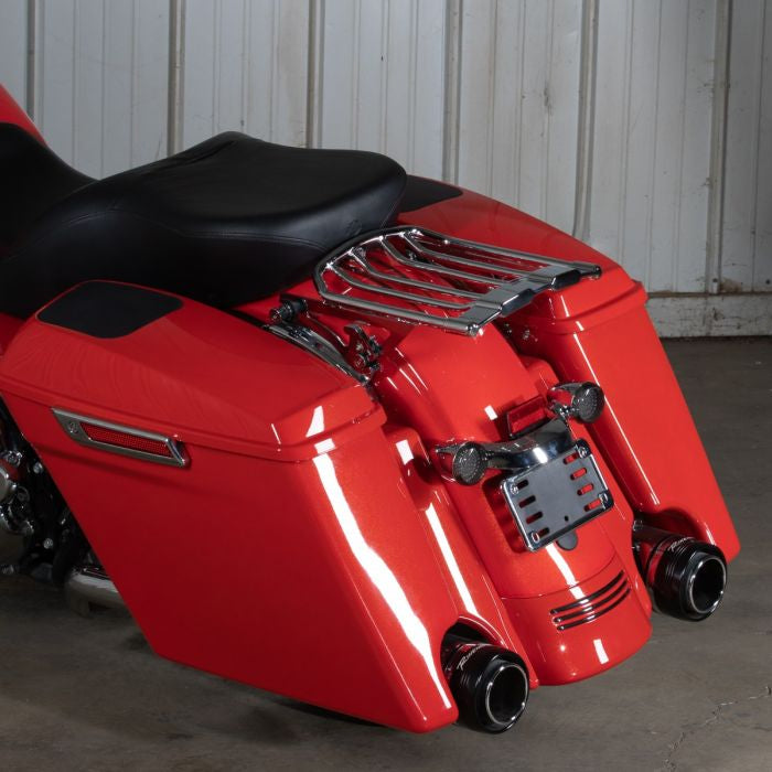 Chrome Air Glide Two Up Luggage Rack for Harley Touring '09-'26