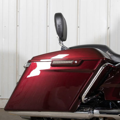 harley color matched saddlebag latch covers