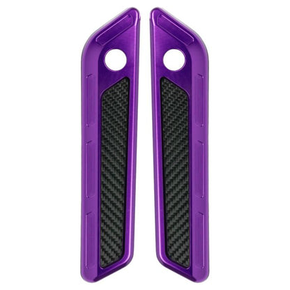 Purple Anodized Saddlebag Latch Covers for Harley® Touring from hogworkz