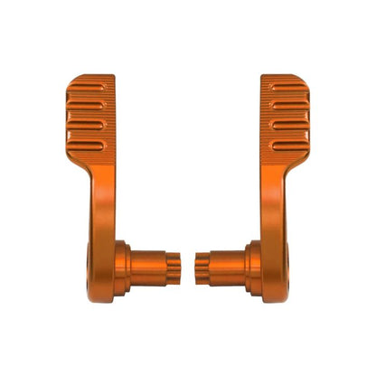 Orange Anodized Saddlebag Lid Levers for Harley® Touring from HOGWORKZ