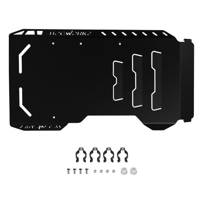 HOGWORKZ® Black Skid Plate / Chassis Protector kit for Harley® Softail M8