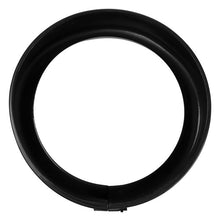 7" Headlight Visor Trim Ring Gloss Black from HOGWORKZ front