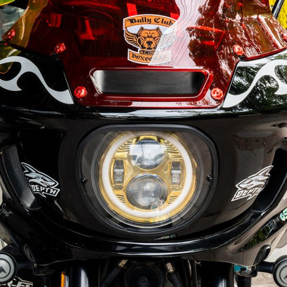 Clear FXRT Style Headlight Lens Cover for Harley® Low Rider ST from HOGWORKZ on harley
