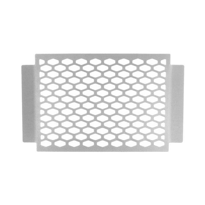 HOGWORKZ® Silver Anodized Oil Cooler Grill Guard for Harley® Touring