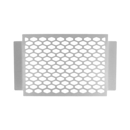 HOGWORKZ® Silver Anodized Oil Cooler Grill Guard for Harley® Touring