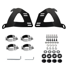 HOGWORKZ® Menace Fairing Brackets (49mm) for Harley® FXBB / FXST / FXLR & Dyna kit