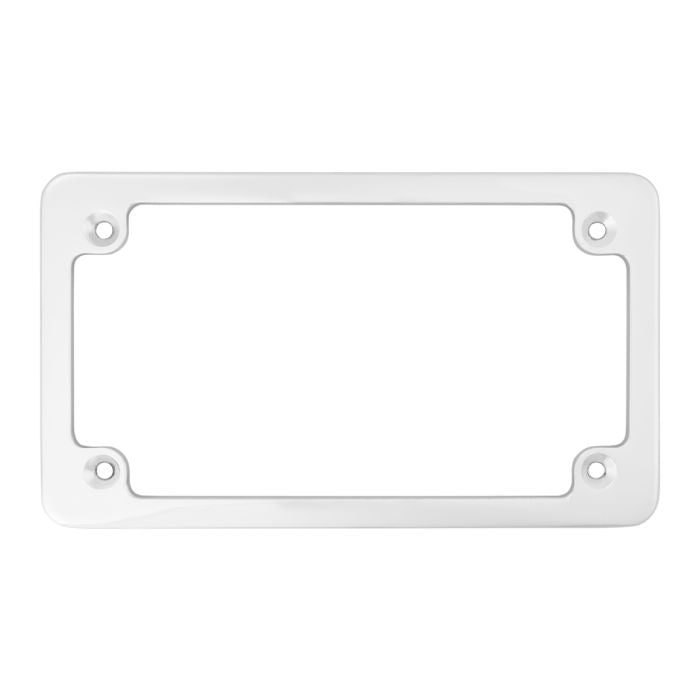 Chrome Low Profile License Plate Frame for Harley-Davidson® Motorcycles from HOGWORKZ front