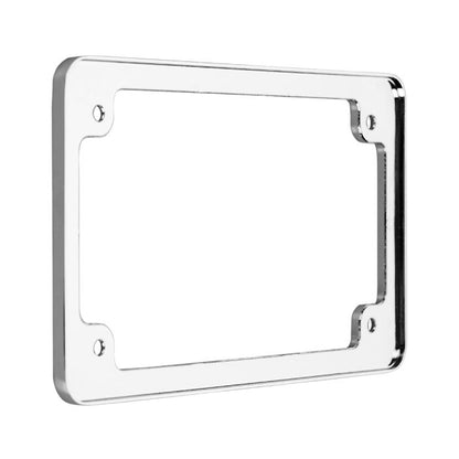 Chrome Low Profile License Plate Frame for Harley-Davidson® Motorcycles from HOGWORKZ angle