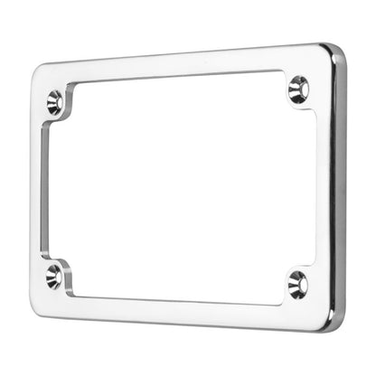 Chrome Low Profile License Plate Frame for Harley-Davidson® Motorcycles from HOGWORKZ side