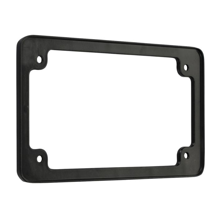 Black Low Profile License Plate Frame for Harley-Davidson® Motorcycles from HOGWORKZ angle