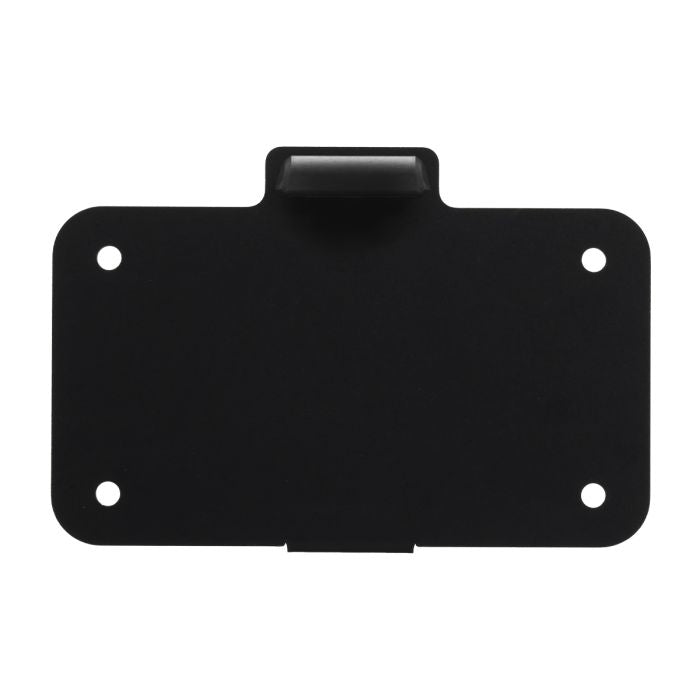 Black Seat Bolt LED Upright License Plate Mount for Harley® Motorcycles front