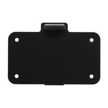 Black Seat Bolt LED Upright License Plate Mount for Harley® Motorcycles front