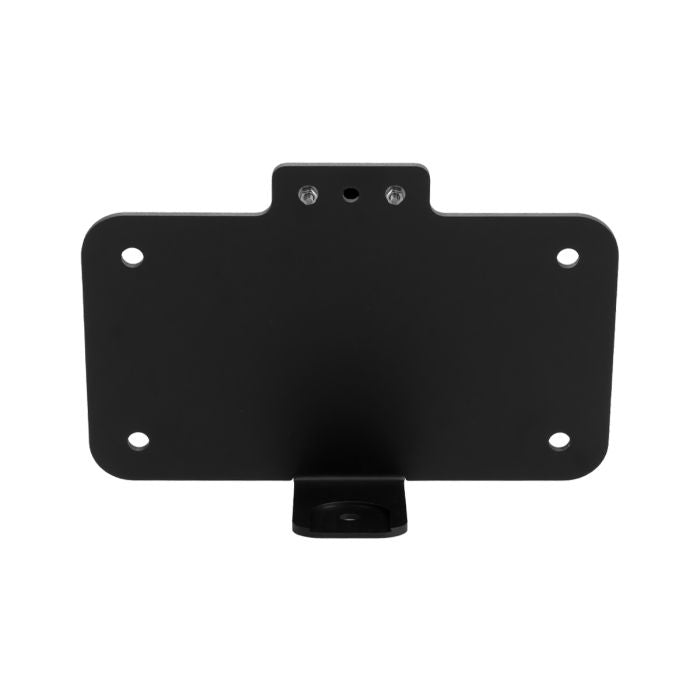 Black Seat Bolt LED Upright License Plate Mount for Harley® Motorcycles back