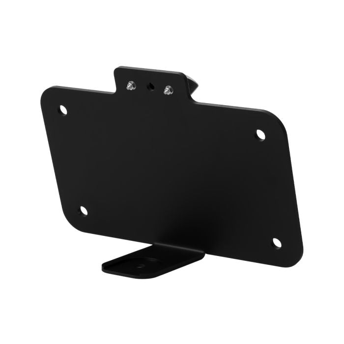 Black Seat Bolt LED Upright License Plate Mount for Harley® Motorcycles