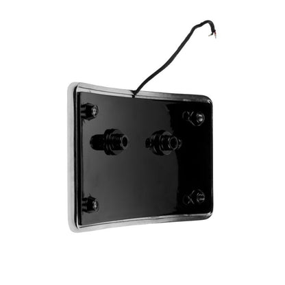 Chrome Universal LED Flush License Plate Mount for Harley-Davidson® Motorcycles from HOGWORKZ right back