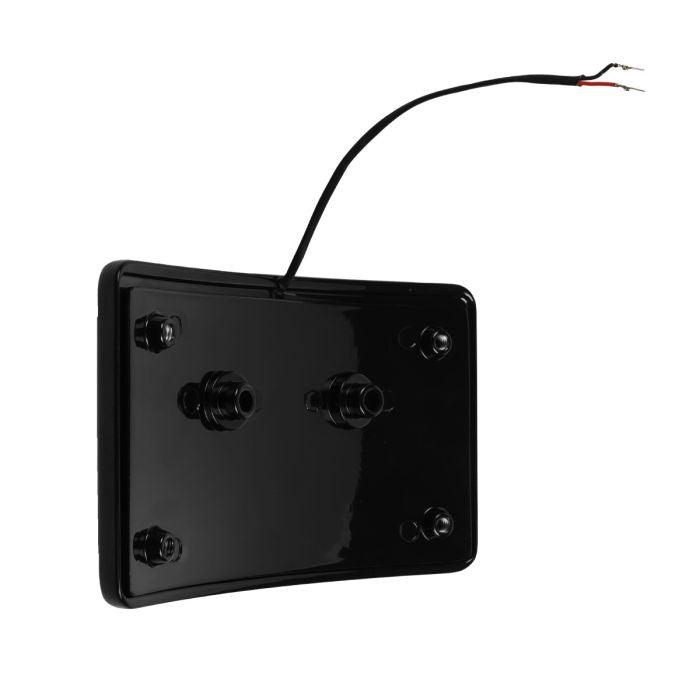Black Universal LED Flush License Plate Mount for Harley-Davidson® Motorcycles from HOGWORKZ right back side
