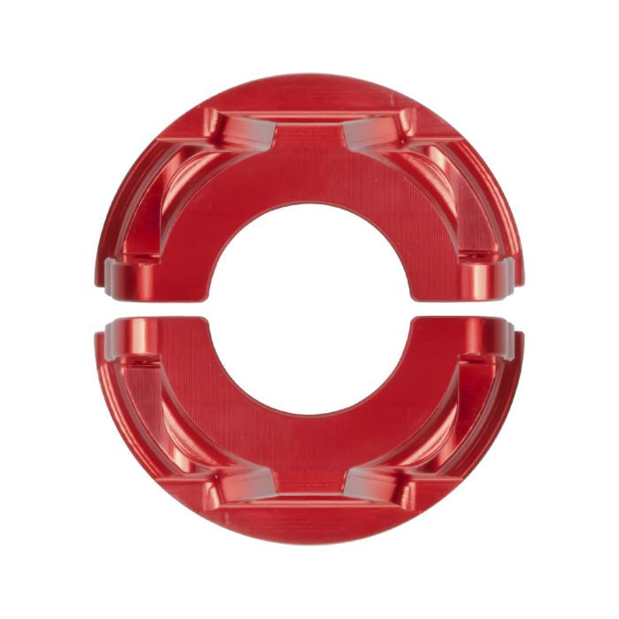 Red Billet Brake & Clutch Perch Clamps for Harley® Softail / Dyna from HOGWORKZ