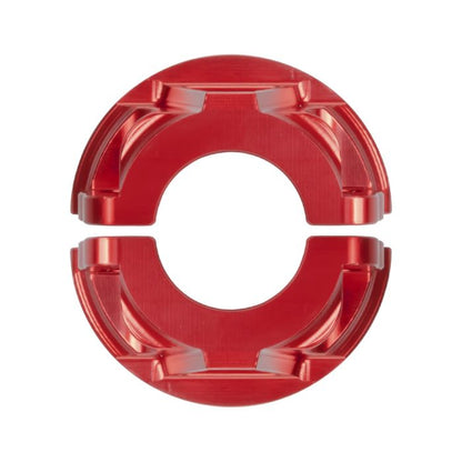 Red Billet Brake & Clutch Perch Clamps for Harley® Softail / Dyna from HOGWORKZ