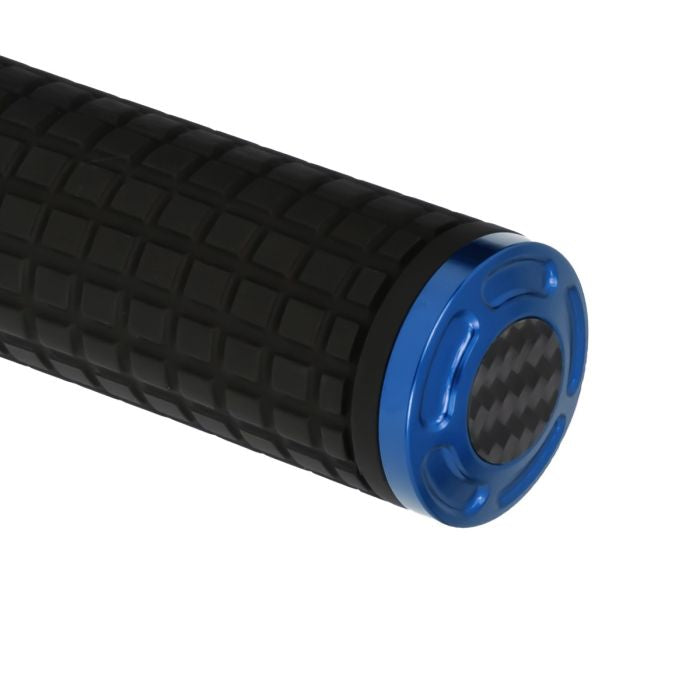 HOGWORKZ® Blue MX Style Hand Grips for Harley® Cable Throttle Models