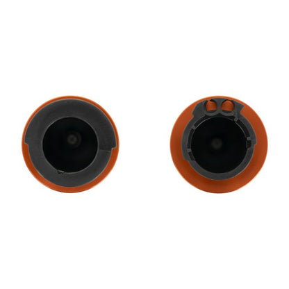 HOGWORKZ® Orange MX Style Hand Grips for Harley® Cable Throttle Models