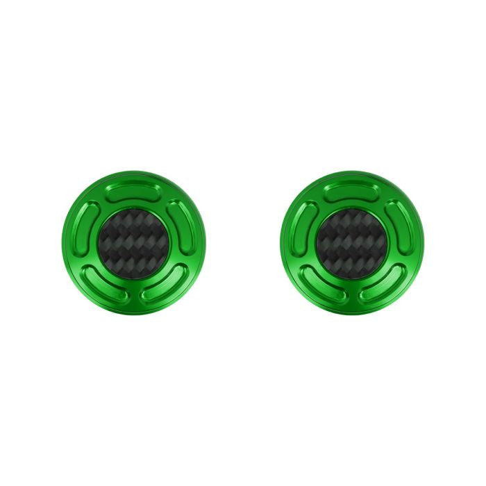 HOGWORKZ® Green MX Style Hand Grips for Harley® Cable Throttle Models