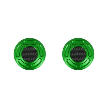 HOGWORKZ® Green MX Style Hand Grips for Harley® Cable Throttle Models