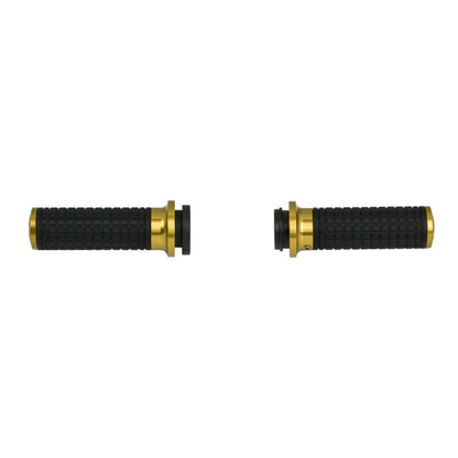 HOGWORKZ® Gold MX Style Hand Grips for Harley® Wire Throttle Models