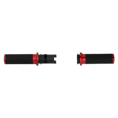 HOGWORKZ® Red MX Style Hand Grips for Harley® Touring / Softail