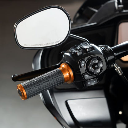 HOGWORKZ® Orange MX Style Hand Grips for Harley® Touring / Softail