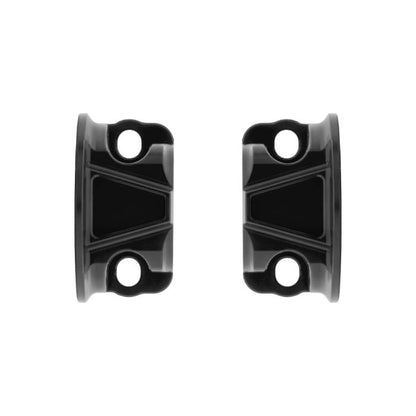 Black Billet Brake & Clutch Perch Clamps for Harley® Touring