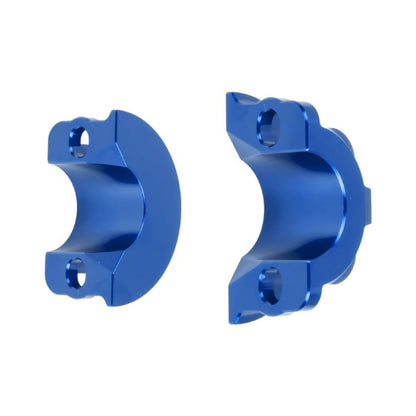 Blue Billet Brake & Clutch Perch Clamps for Harley® Touring