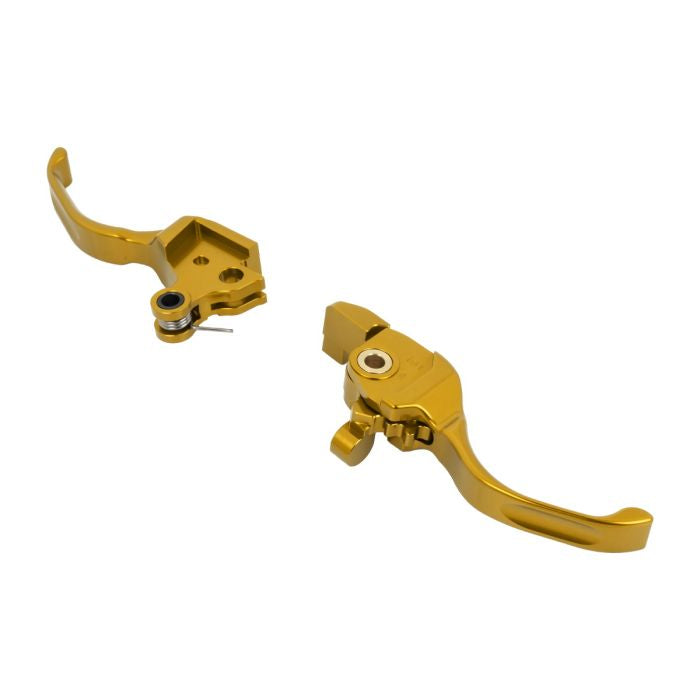 HOGWORKZ® Gold Performance Brake & Clutch Levers for Harley® Touring