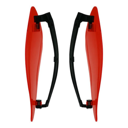 Red Adjustable Batwing Air Deflectors for Harley® Touring