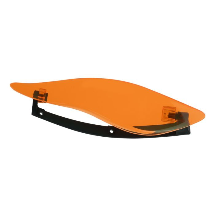 Orange Adjustable Batwing Air Deflectors for Harley® Touring