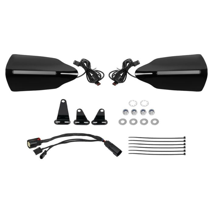 HOGWORKZ® TrueFire™ LED Hand Guards for Harley® Touring kit