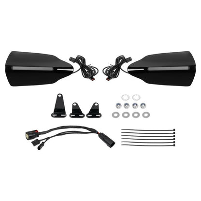 HOGWORKZ® TrueFire™ LED Hand Guards for Harley® Touring kit