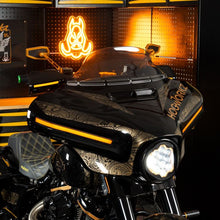HOGWORKZ® TrueFire™ LED Hand Guards for Harley® Touring / Softail on bike