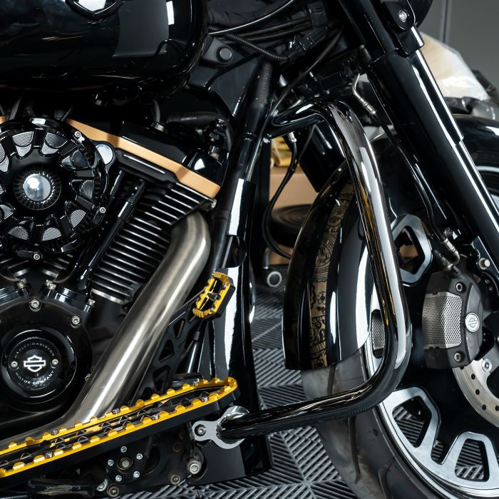 chrome engine guard for harley