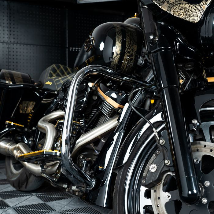 chrome engine guard for harley touring