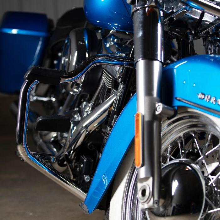 Chrome Mustache Engine Guard / Crash Bar for Harley® Softail '18-'26