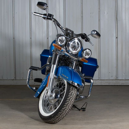 Chrome Mustache Engine Guard / Crash Bar for Harley® Softail '18-'26