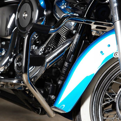 Chrome Mustache Engine Guard / Crash Bar for Harley® Softail '18-'26