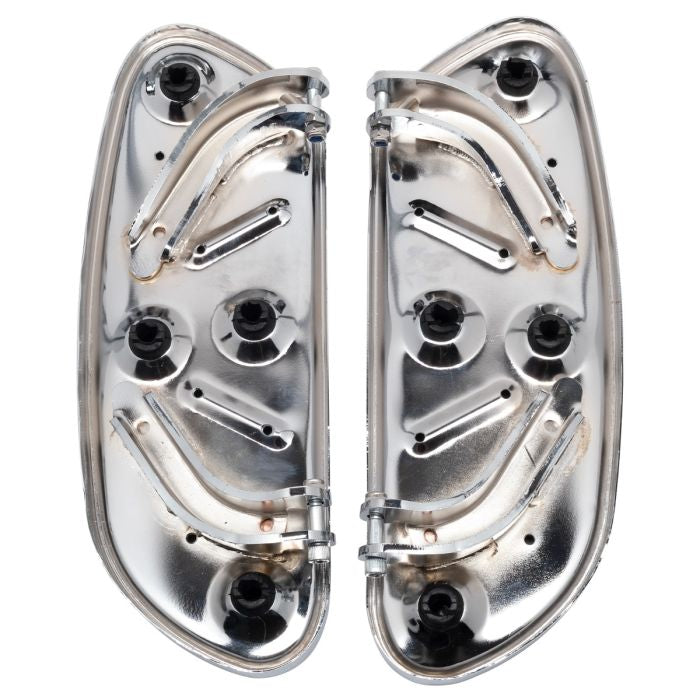 Harley driver floorboards from HOGWORKZ bottom view