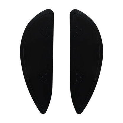 HOGWORKZ® Black Heaterz Driver Floorboards for Harley® Touring & Softail back