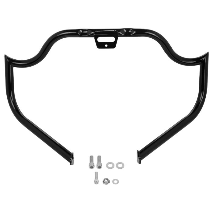 HOGWORKZ Black Havoc Engine Guard / Crash Bar for Harley® Softail kit