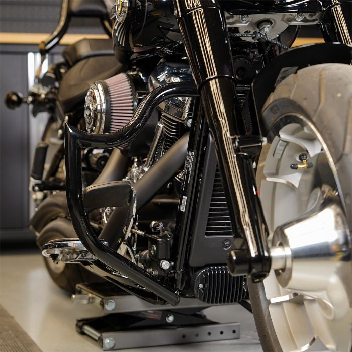 Black Havoc Engine Guard / Crash Bar for Harley® Softail '18-'26