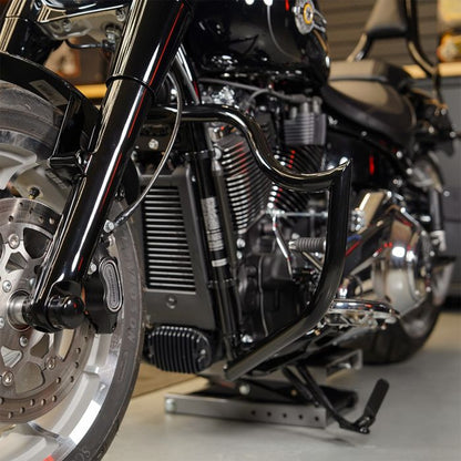 Black Havoc Engine Guard / Crash Bar for Harley® Softail '18-'26