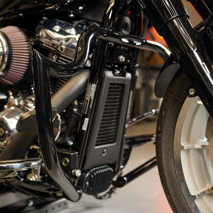 Black Havoc Engine Guard / Crash Bar for Harley® Softail '18-'26